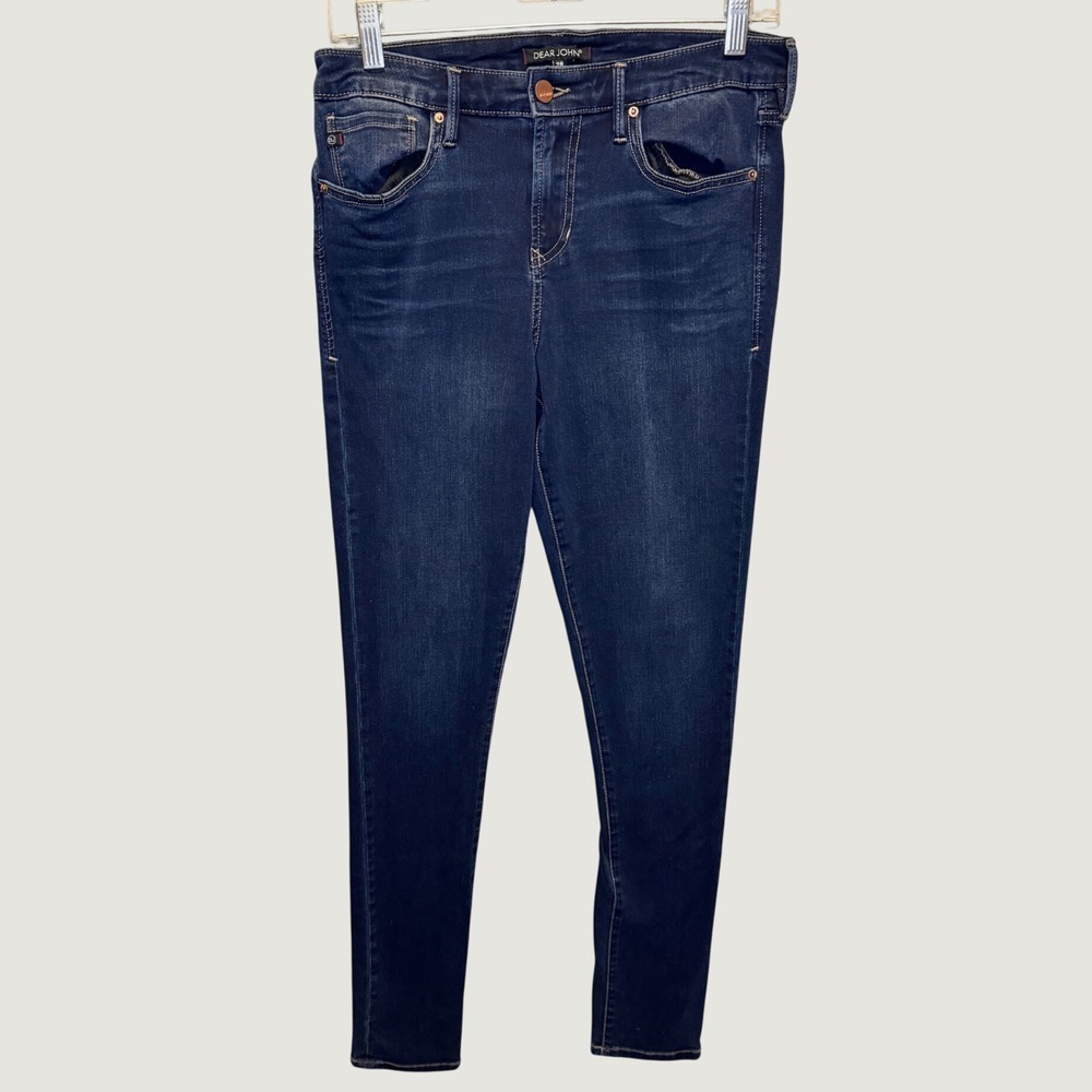 1966 | Dear John Gisele High Waisted Skinny Jeans Dark Wash Women 28